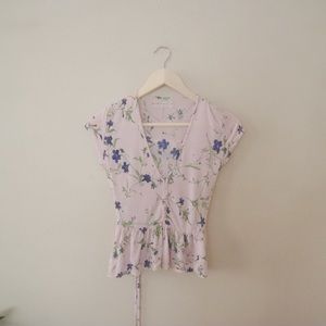 Urban Outfitters pink floral top